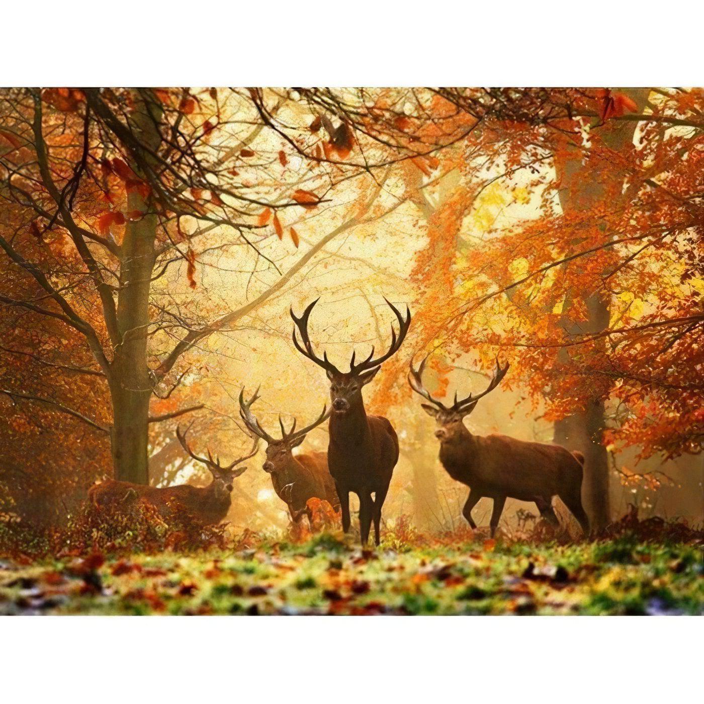 Diamond Paintings - Trees And Deer