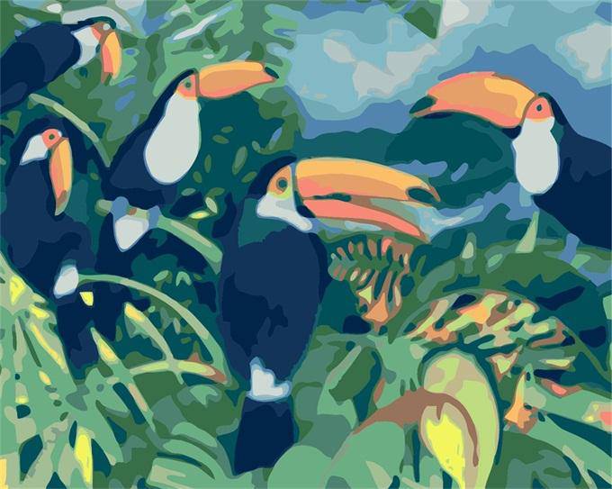 Paint by Numbers Kit - Tucano