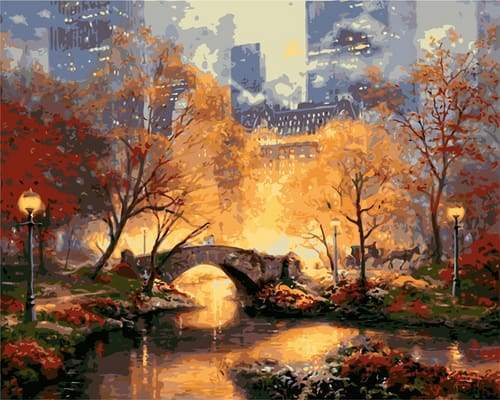 Paint by Numbers Kit - Twilight Manhattan