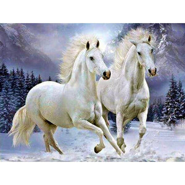 Diamond Paintings - Two Beautiful Horse
