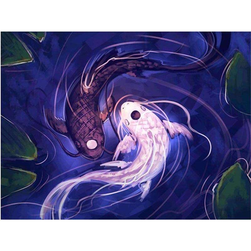 Diamond Paintings - Two Cat FIsh