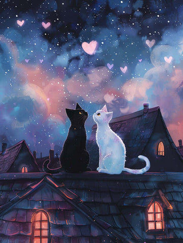 Paint by Numbers Kit - Under the Heartlit Sky