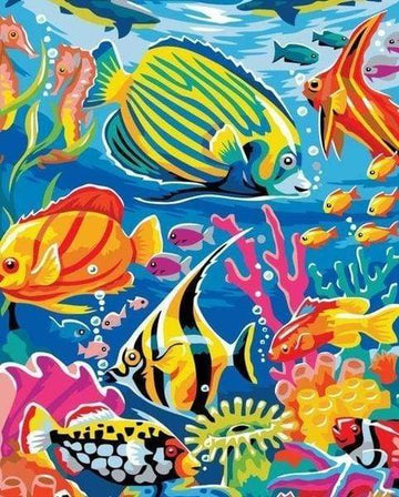 Paint by Numbers Kit - Underwater World