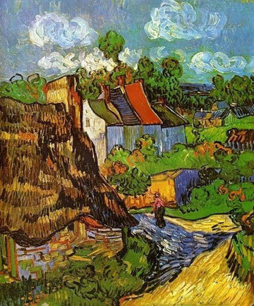 Paint by Numbers Kit - Van Gogh Houses in Auvers