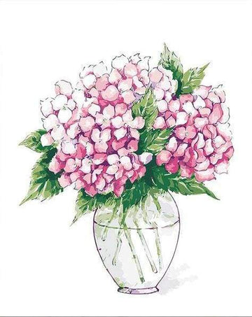 Paint by Numbers Kit - Vase and Flowers