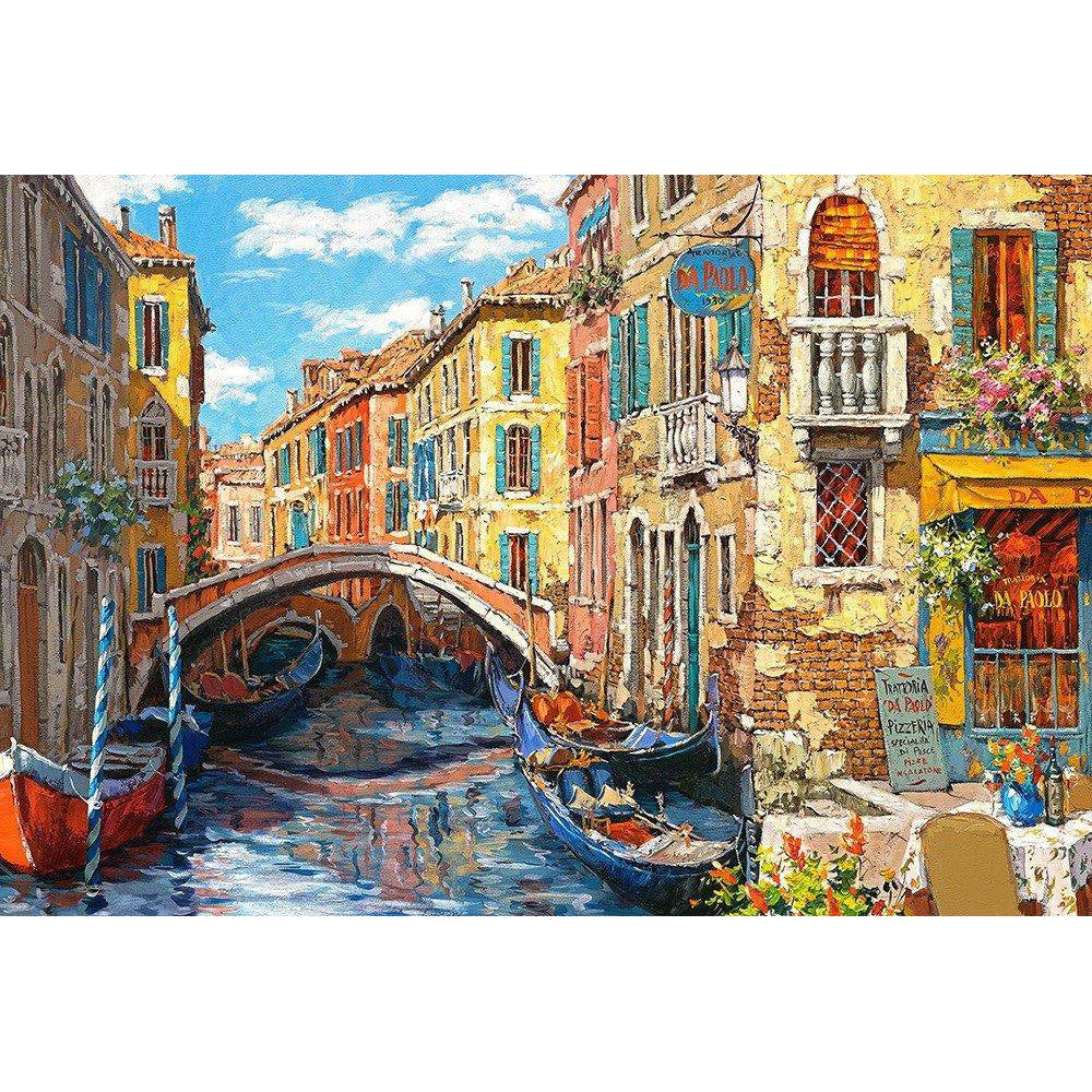 Diamond Paintings - Venice City Bridge River