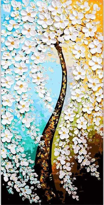 Paint by Numbers Kit - Vertical version Money Tree