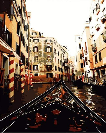 Paint by Numbers Kit - View from the Gondola in Venice
