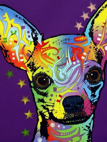 Paint by Numbers Kit - Watercolor Dog