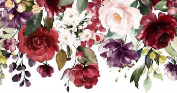 Paint by Numbers Kit - Watercolor Flowers