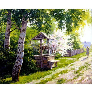 Paint by Numbers Kit - Well On A Sunny Path