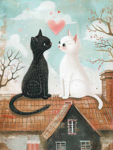 Paint by Numbers Kit - Whiskers in Love