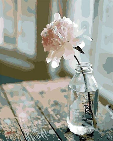 Paint by Numbers Kit - White Flower