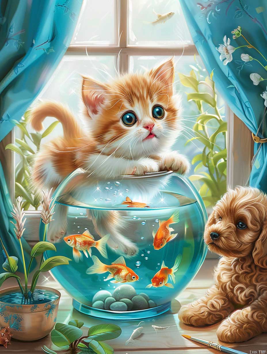 Paint by Numbers Kit - Window Light Wonders