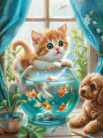 Paint by Numbers Kit - Window Light Wonders