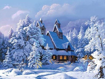 Paint by Numbers Kit - Winter view