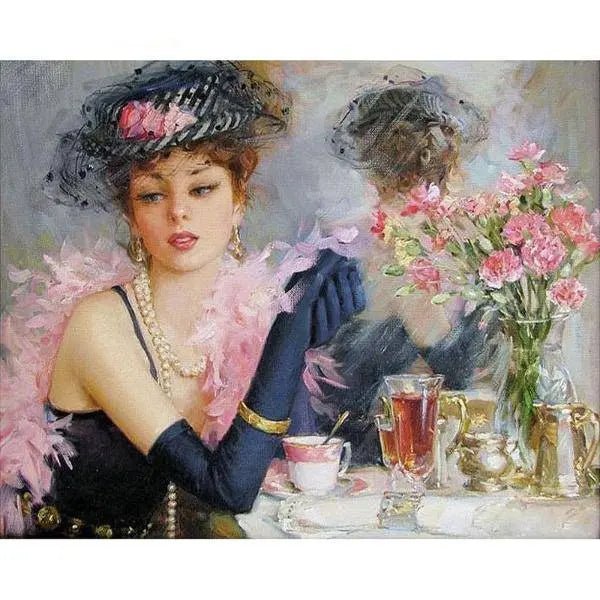 Paint by Numbers Kit - Woman Taking Tea