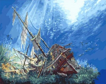 Paint by Numbers Kit - Wreck