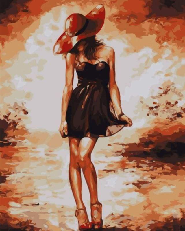Paint by Numbers Kit - Young woman