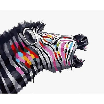 Paint by Numbers Kit - Zebra Animals Paint